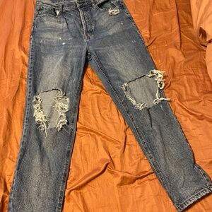 Pac Sun High Rise Mom Jeans